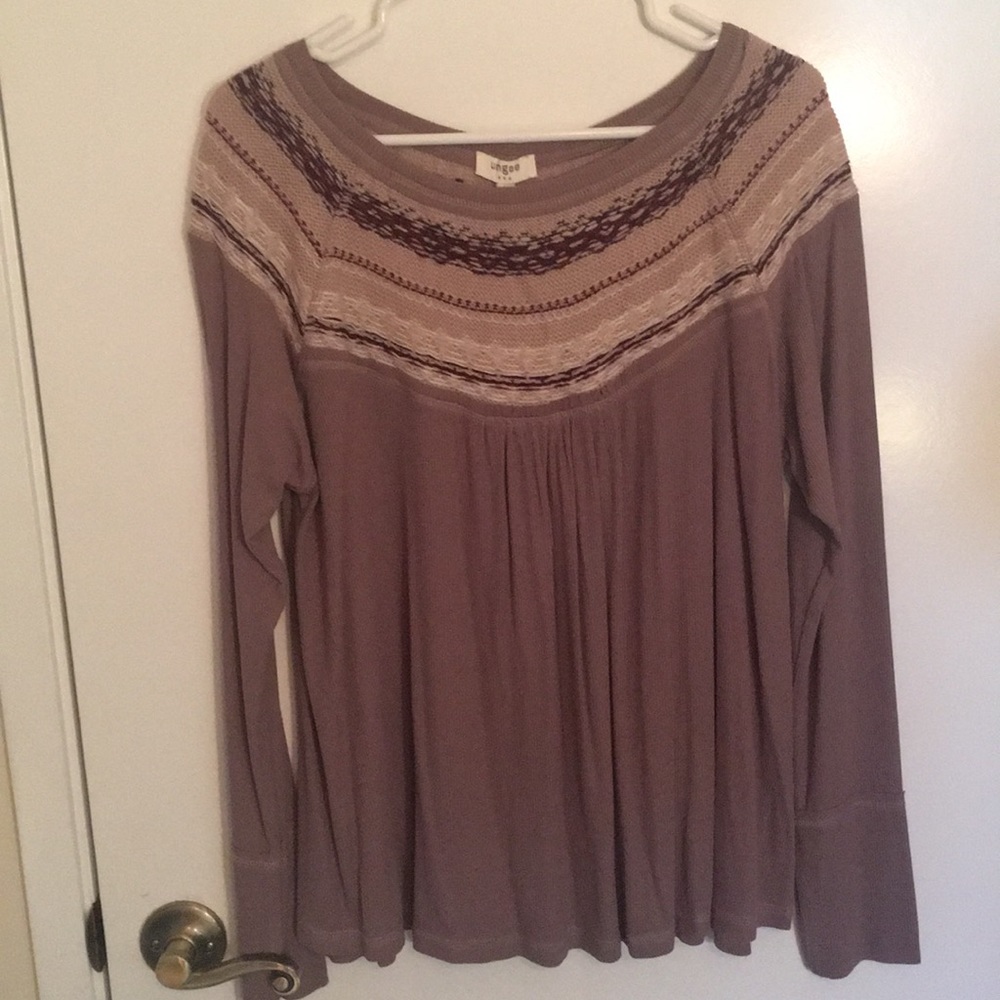 Long sleeve Umgee ribbed top